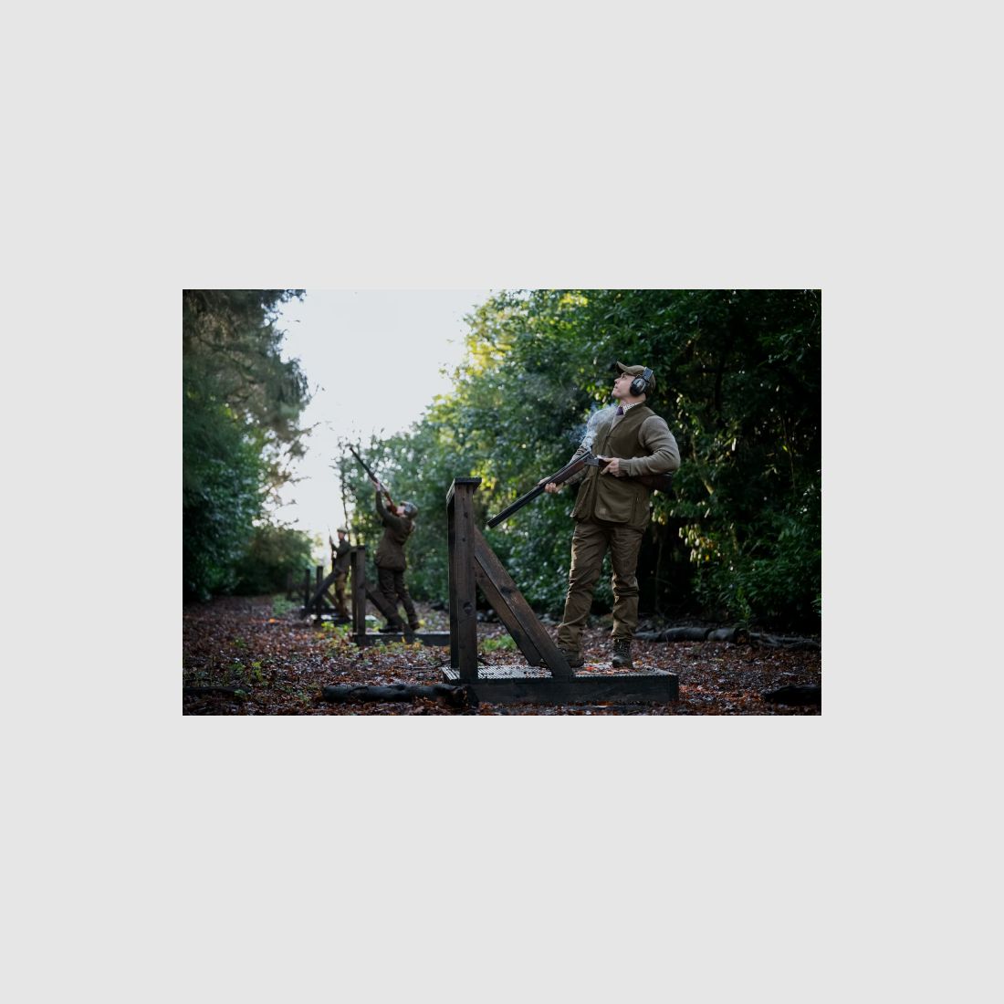 Härkila Skye Hunting Shooting Vest Willow Green/Shadow Brown, image 3 of 8