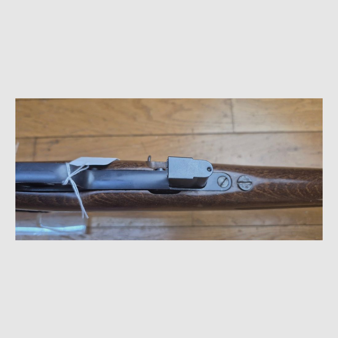 Schöne Büchse RAF Modell 64 – Kal. .22LR – Selbstladebüchse – Magazin 10 Schuss – Bushnell 3x-7 Custom .22 Zielfernrohr „Made in Japan“ – 100% Stahl – Neuer Lauf – Ausgezeichneter Zustand – TBE+/TBE++, Bild 16 von 36