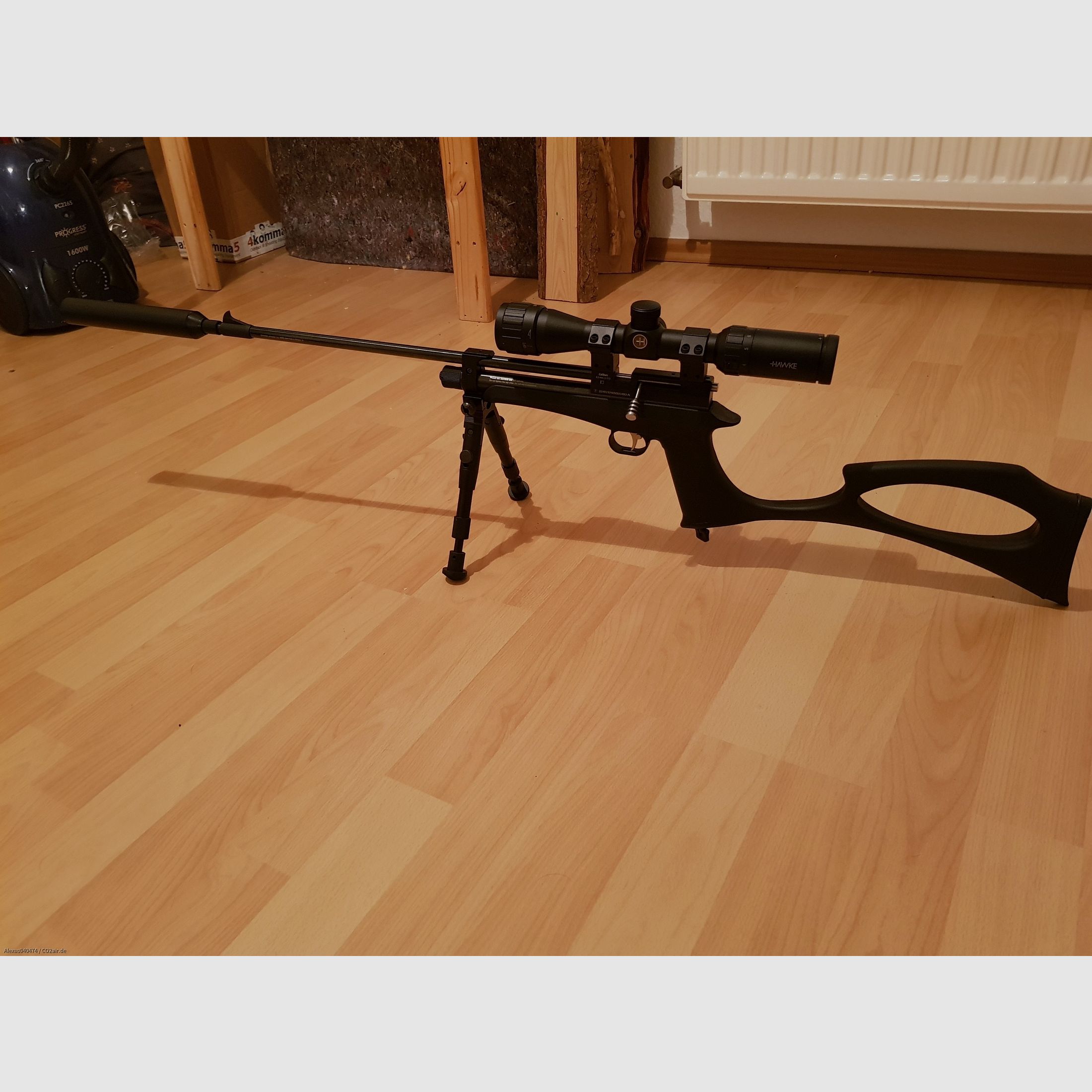 DIANA CHASER KIT 4,5 MM NEU+ZIELFERNROHR+RED DOT+BIPOD+ZUBEHÖR 
