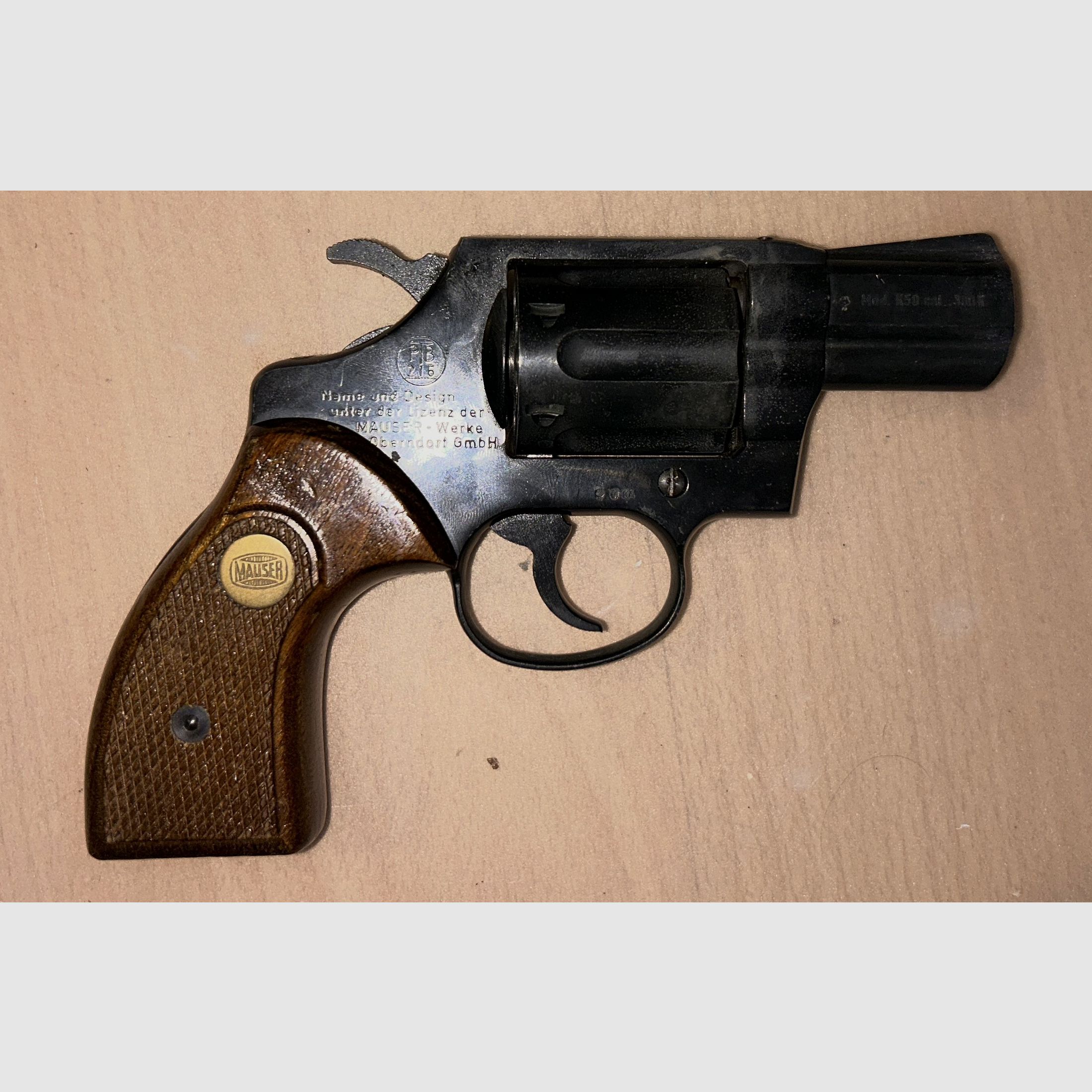 Rewolwer Mauser K50 Schreckschuss PTB 216