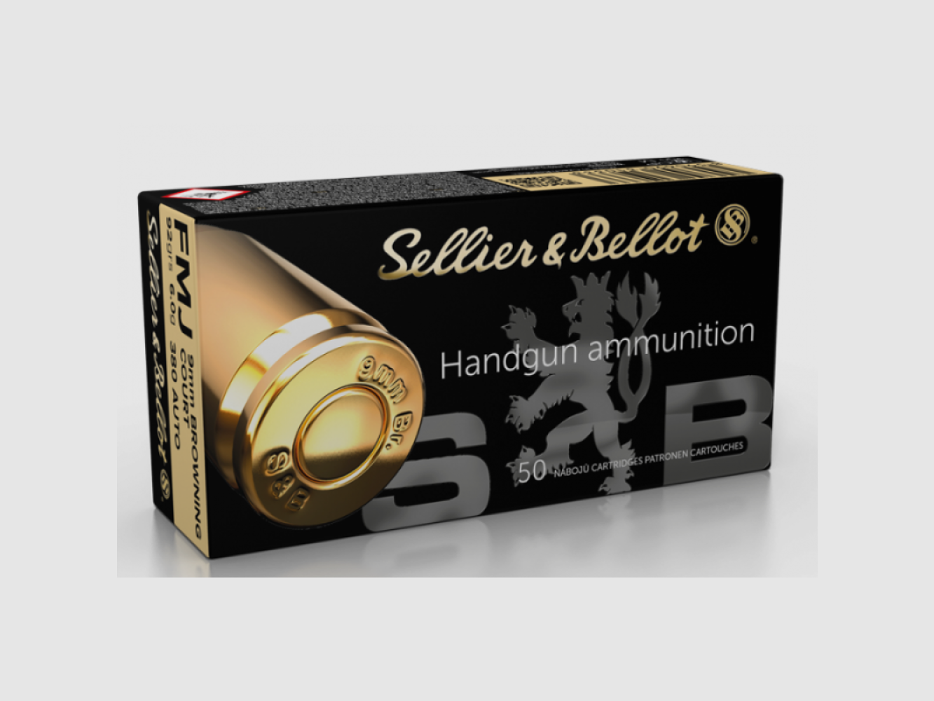 380 Auto S&B FMJ 92gr VE50