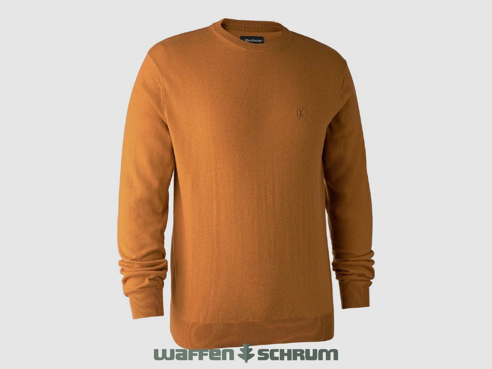 Deerhunter Pullover Kingston m. O-Hals Dark elm