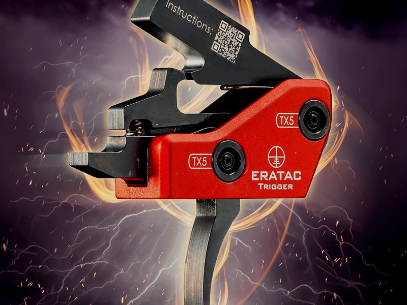 ERATAC Trigger für AR-Plattform Curved Trigger (rundes Abzugszüngel)