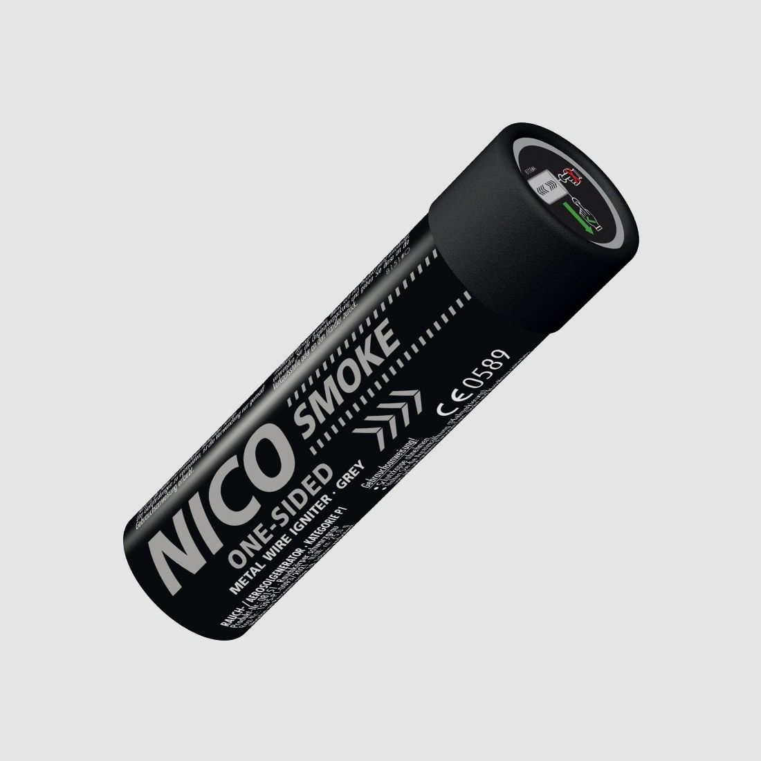 NICO 120 sekundowa granat dymny do paintballa (czarno-szary)