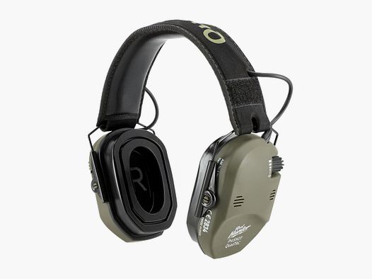 RealHunter Active ProSHOT QuadTAC Olive active gel hearing protection headphones SNR 27 dB