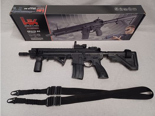 Heckler & Koch HK416 A5 / 4,5 mm BB / Blowback / CO2 / Sturmgewehr / OVP (154)