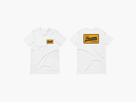 MDT Apparel – T-Shirt – Precision – Small – White