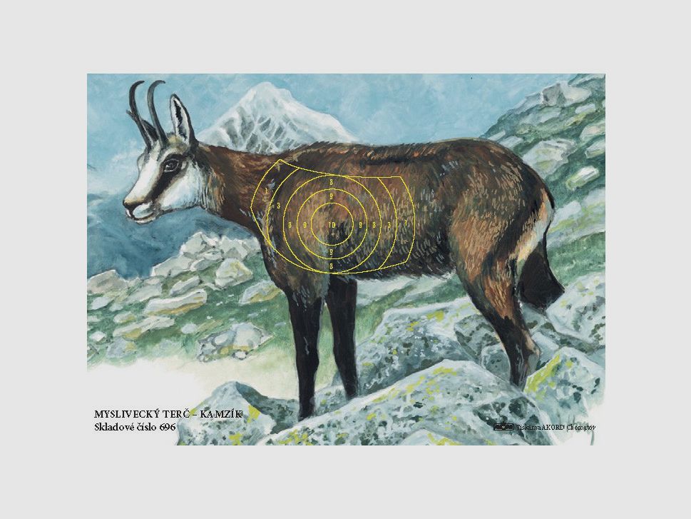 Hunting target chamois 10pcs.