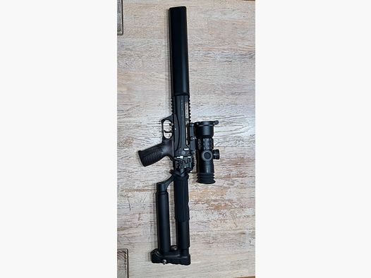 Leshiy 2 All Black - 350mm - 5,5 und ELEMENT Immersive Serie 14x50 MRAD