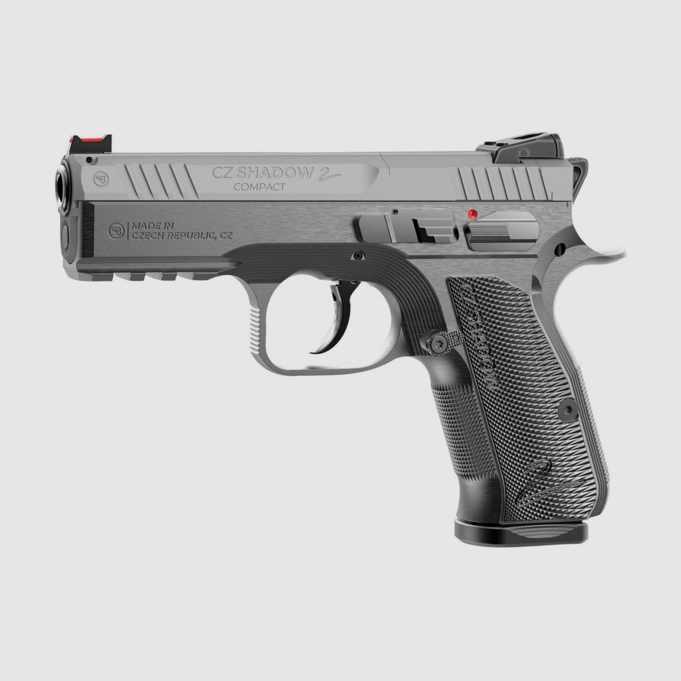 Pistolet CZ SHADOW 2 COMPACT OR Industrial Silver kal. 9×19 mm, zdjęcie 1 z 5