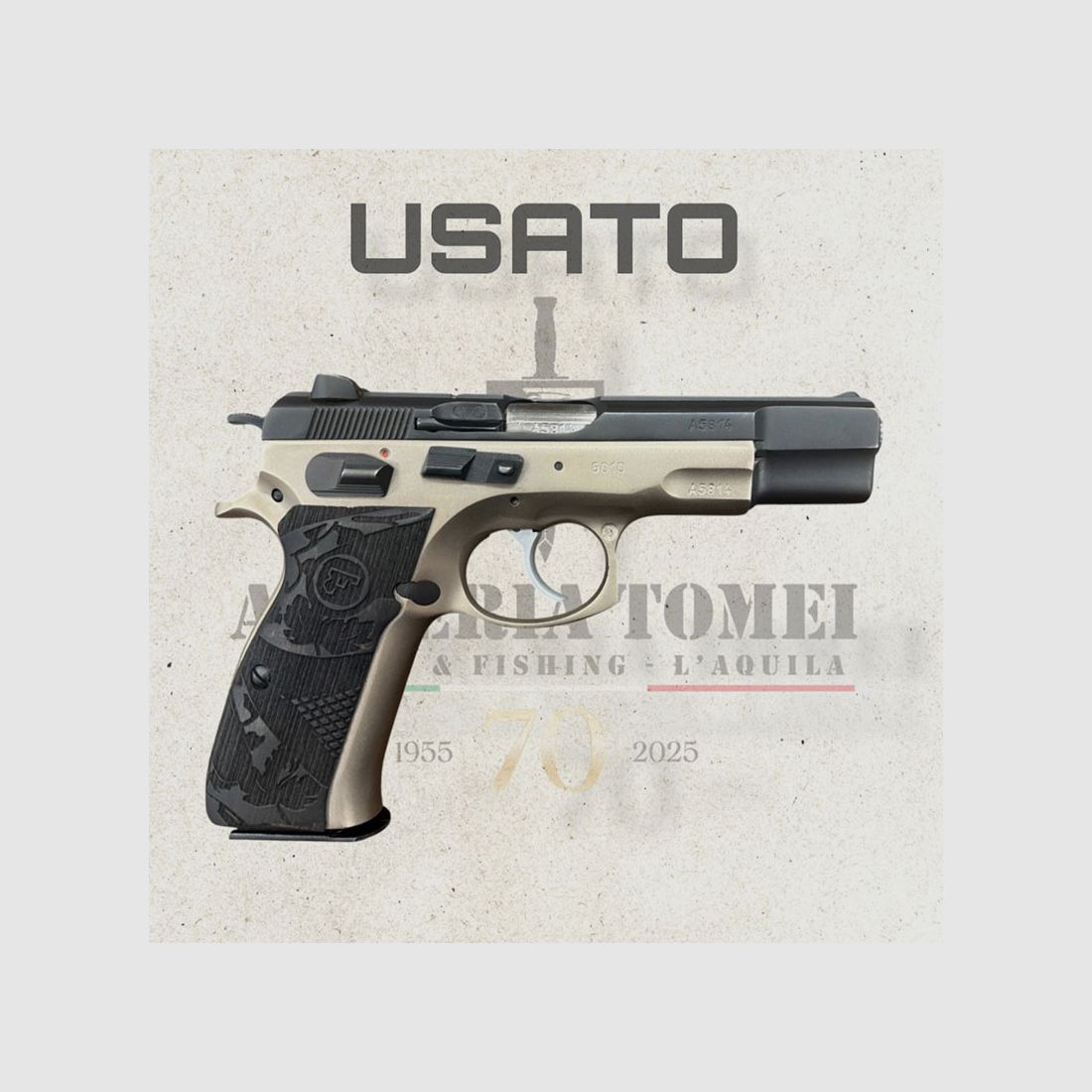 USED – PISTOL – CZ MOD. 85 cal. 9×21, image 2 of 3