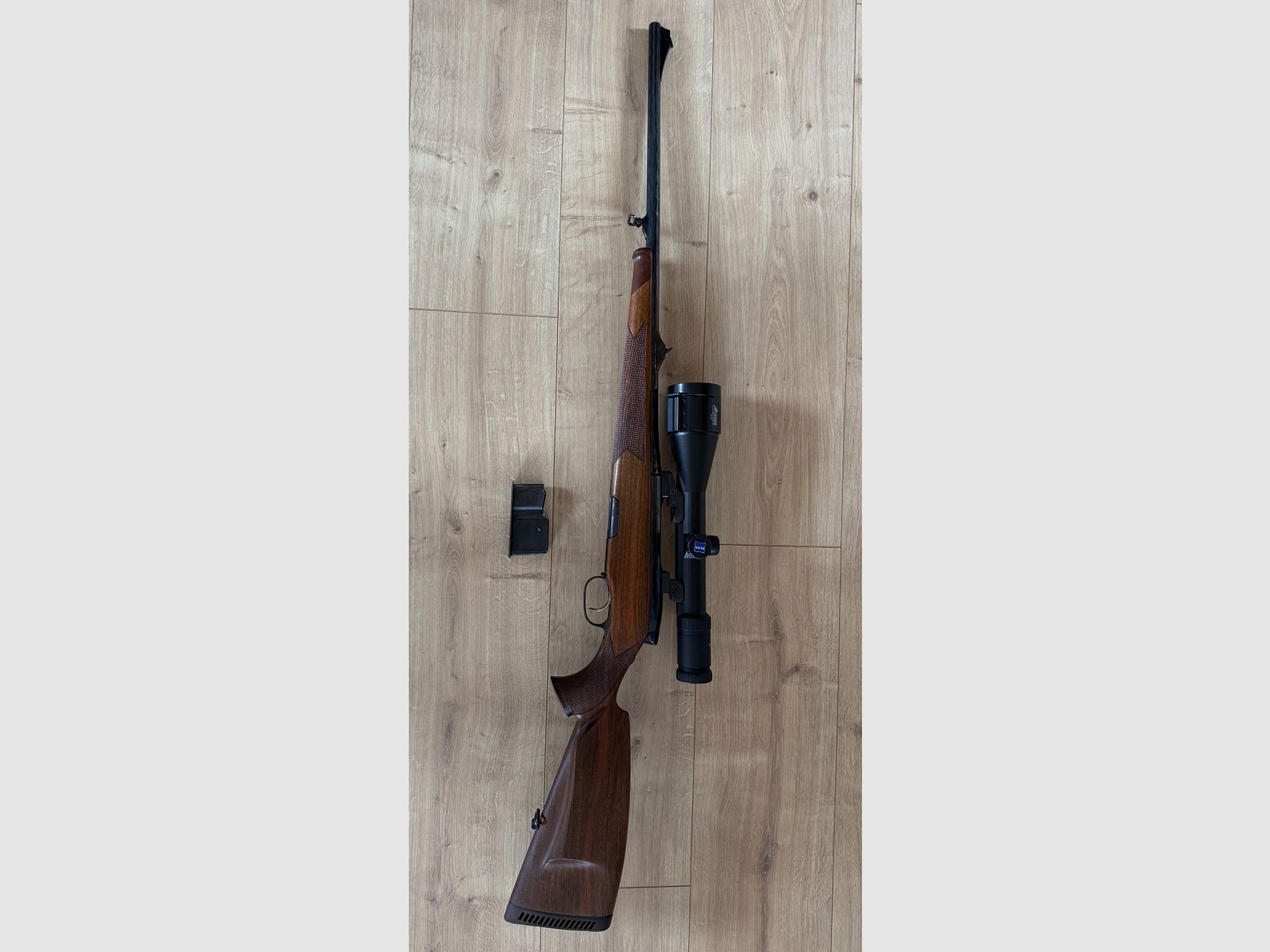 Steyr Mannlicher Luxus Kal. .30-06 Spr. Zeiss Diavari ZM 3-12x56 T* Schwenkmontage Repetierer