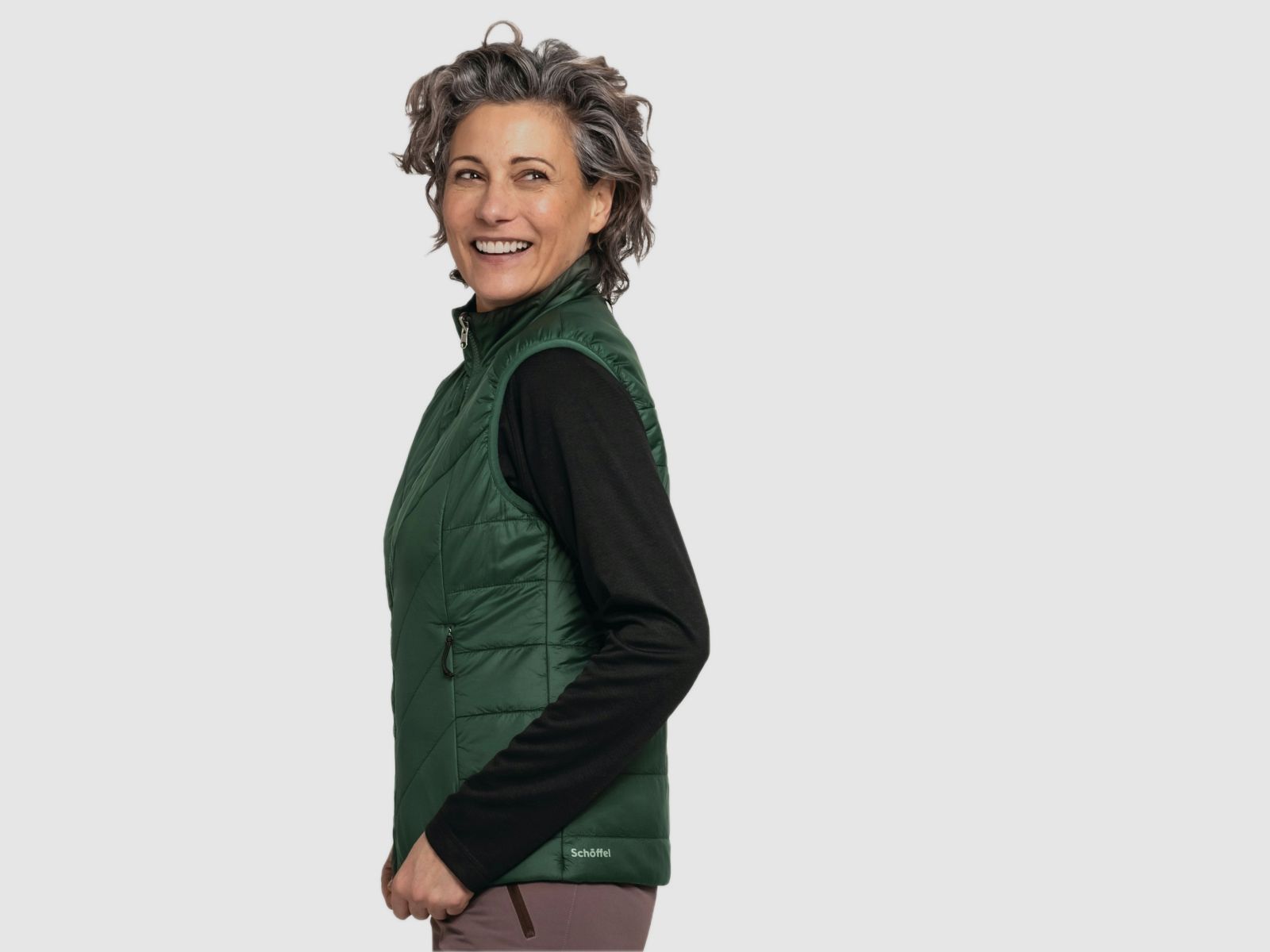 SCHÖFFEL Hiking Ins Vest Style Yew WMS Zielony