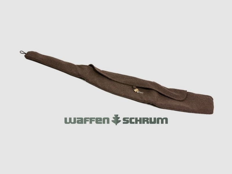 Housse de fusil de chasse Knobloch en feutre/loden 106cm - marron avec serrure
