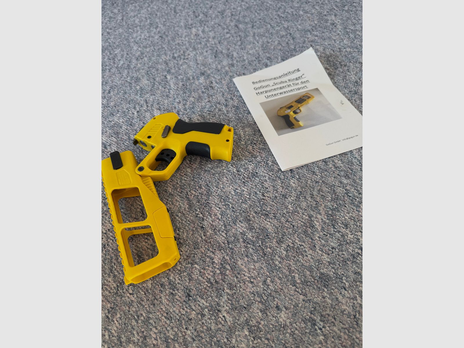 Scuba Ringer Klein Harpune + Vevor Kompressor