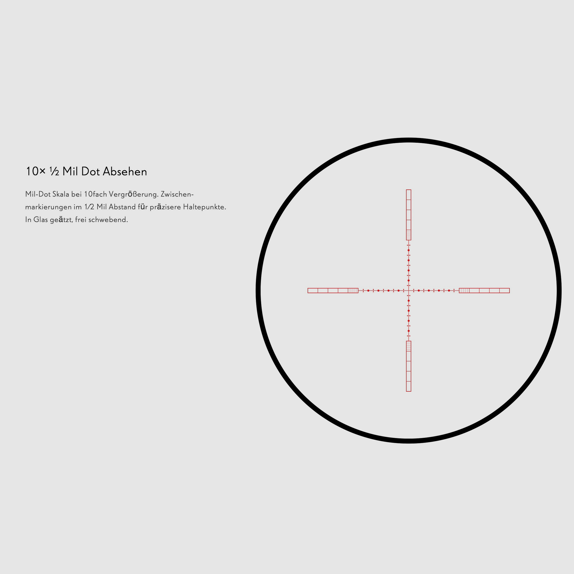 HAWKE 14297 Lunette de tir Vantage 30WA SF 6-24x50 Half Mil DOT Réticule lumineux MRAD