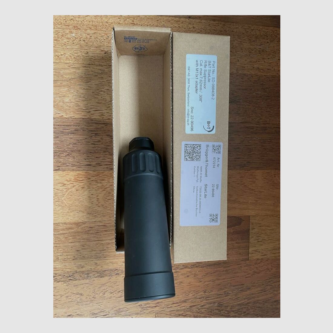 B&T StarLite 6,3-8,2mm, M13x1 destro