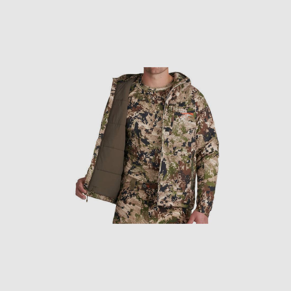 Sitka Kelvin Lite Hoodie (MELLEMLAG – FIBERFYLD), billede 3 af 3