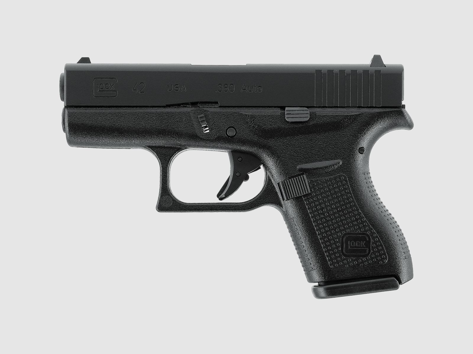Glock 42 con slitta in metallo GBB nera - VfC