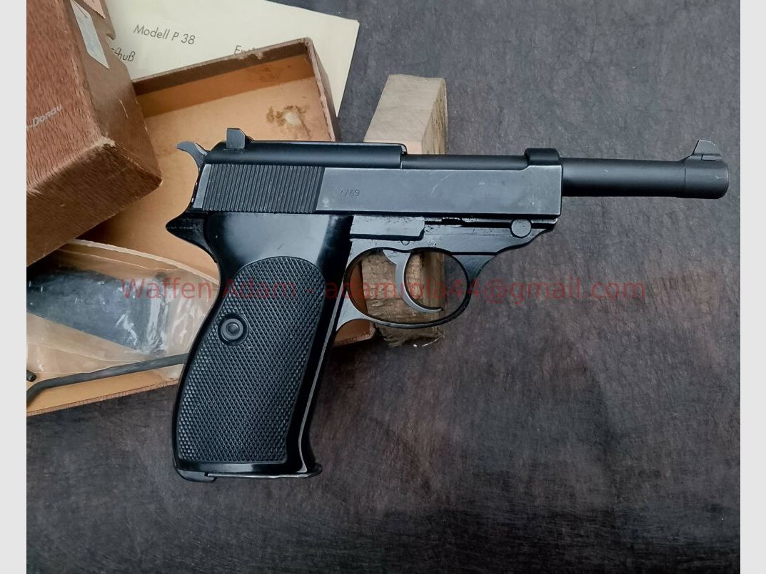 Walther P. 38 verstärkter Verschluss 7/69