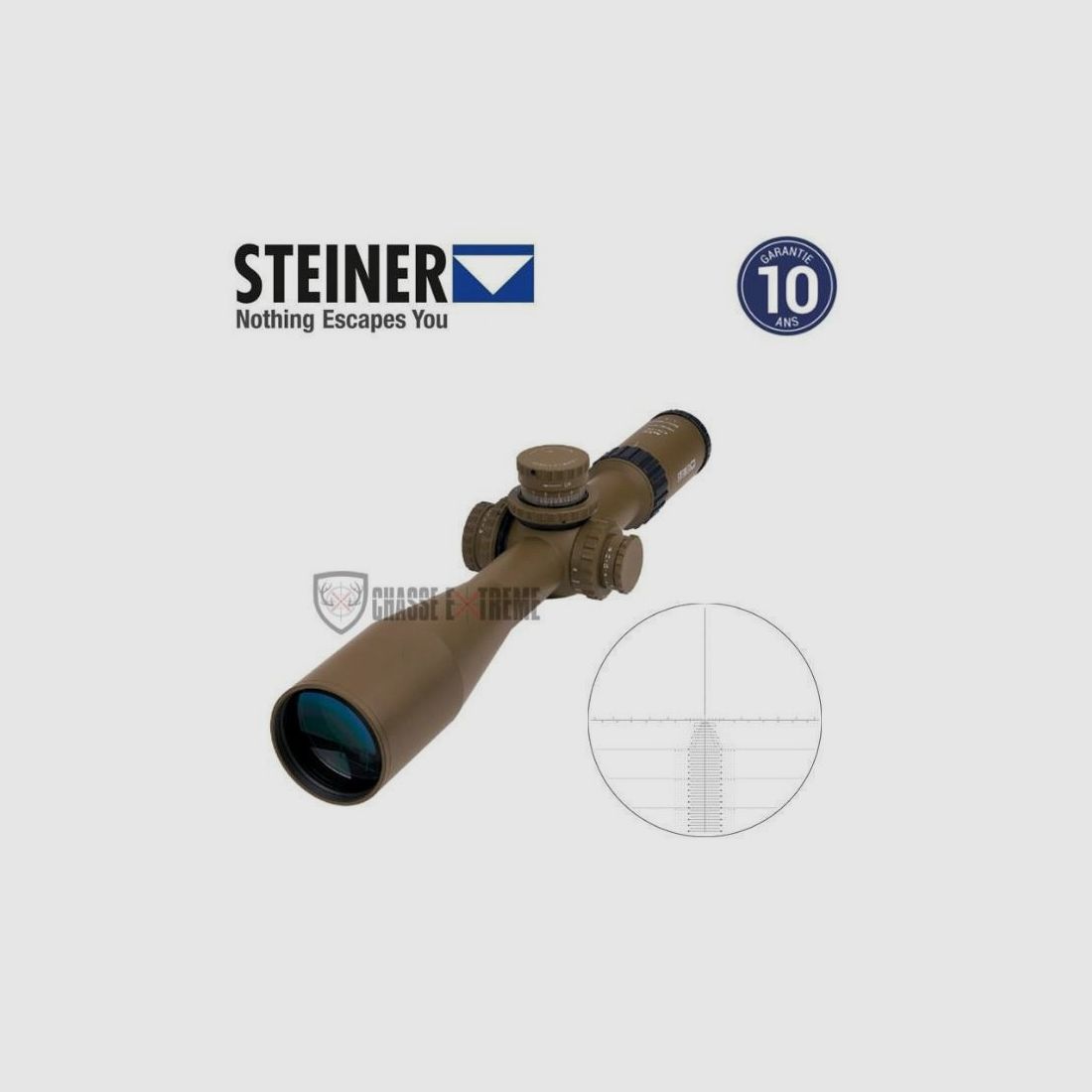 Luneta STEINER Military M5xi 5-25x56 Krzyż Msr2 Lpf Ccw Coyote, zdjęcie 1 z 2