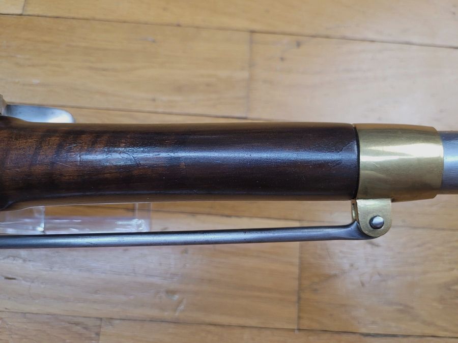 Seltener Kavallerie-Muskete Modell 1816 – Saint-Étienne 1820 – Schöne einheitliche Stempel in der Ausstattung – Sehr schönes Holz – Gute Funktion – TBE, Bild 12 von 26