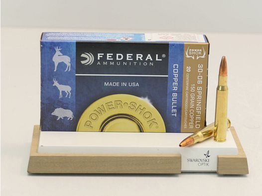 Federal Copper Power Shok 150grs à20 .30-06 Spring.