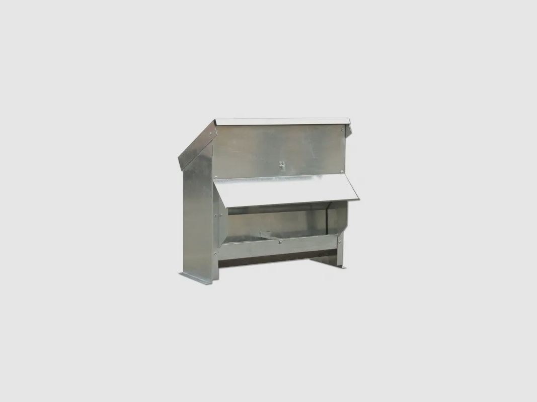 Mangeoire à trémie galvanisée 20Kg 54 x 27 x 51 cm, image 2 sur 8