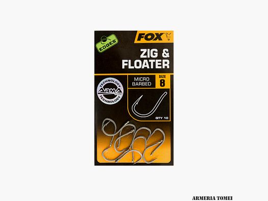 FOX – EDGES™ ZIG & FLOATER MICRO BARBED SIZE 10 (10PCS)