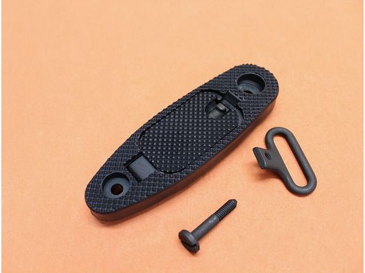 DPMS AR-15: Buttplate Assembly DPMS Kolbenkappe komplett mit Klappe/Riemenbügel/Schraube