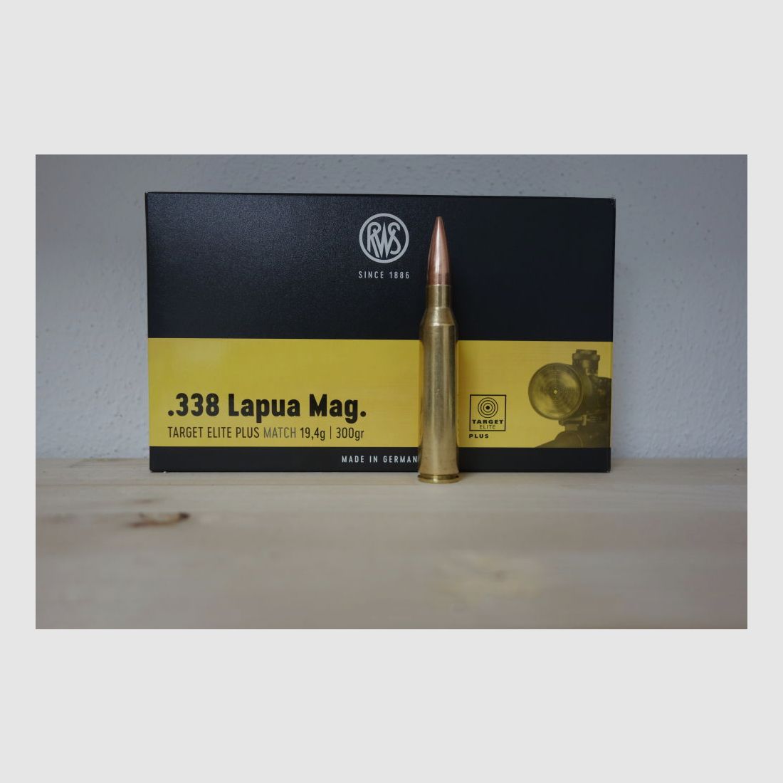 RWS Target Elite Plus .338 Lapua Mag 19.44g - 300grs BTHP
