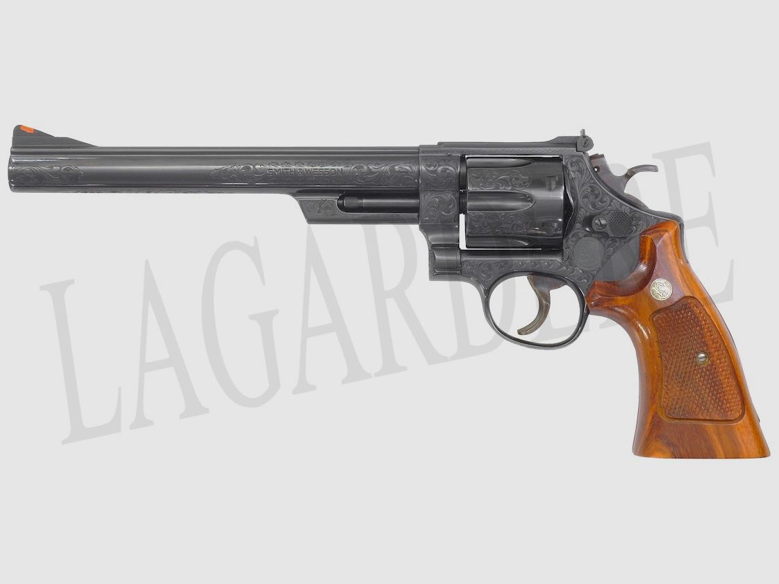 SMITH & WESSON 29-2 HAND ENGRAVED 8&Prime; BLUE(REVOLVER)