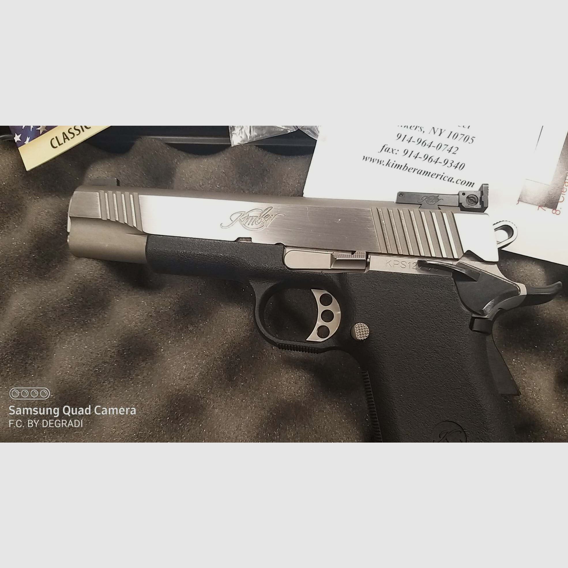 KIMBER GOLD MATCH TEN II CALIBRO 45 ACP BIFILARE, immagine 2 di 4