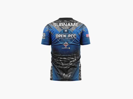 DED USPSA OPEN-PCC National Championship 2024 T-Shirt, tamaño: 3XL, Nombre personalizado: Con nombre personalizado, Tipo de ropa: Mujeres