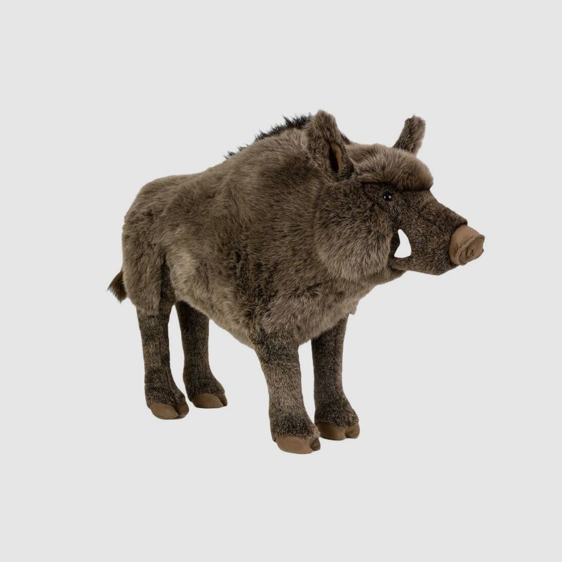 LivingActive Riesiges Wildschwein Plüschtier 82 cm – Stehendes Kuscheltier