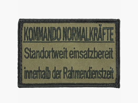 Café Viereck Patch Command Normal Forces