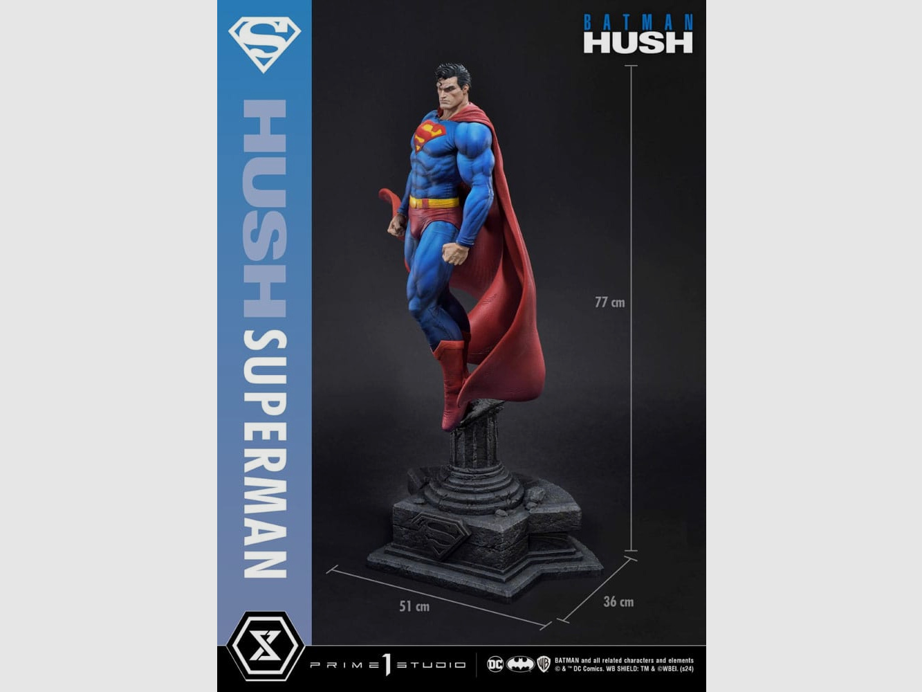 DC Comics Premium Masterline Series Statue 1/4 Batman: Hush (Comic) Superman Bonus Version 77 cm | 43365