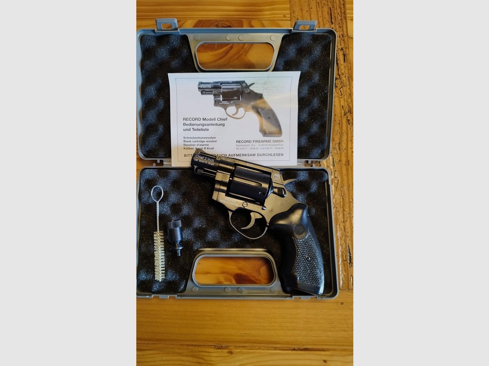Record Chief 2" revolwer alarmowy kaliber 9mm R.K, zdjęcie 1 z 4