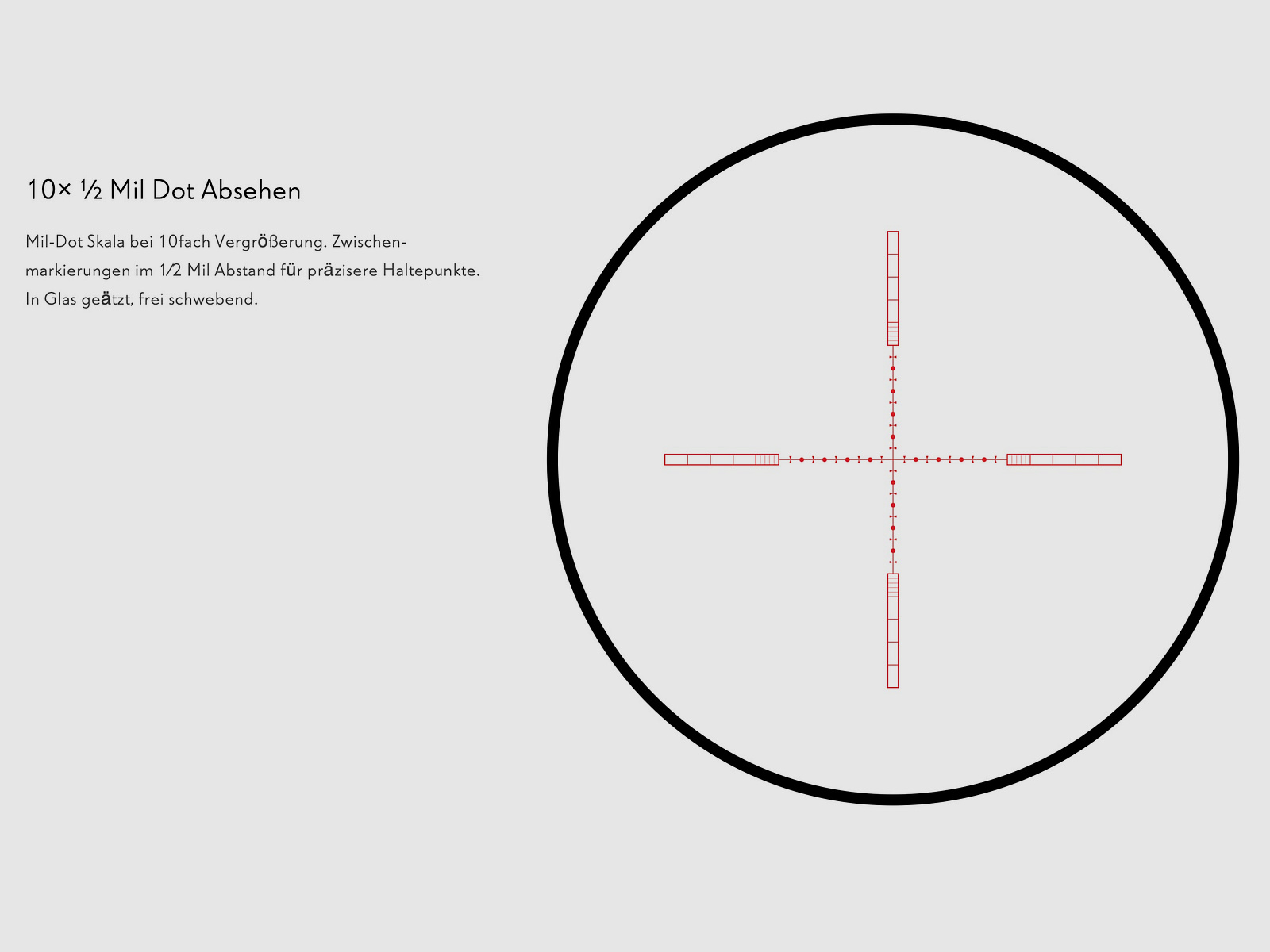 HAWKE 14296 Zielfernrohr Vantage 30WA SF 4-16x50 Half Mil DOT Leuchtabsehen MRAD
