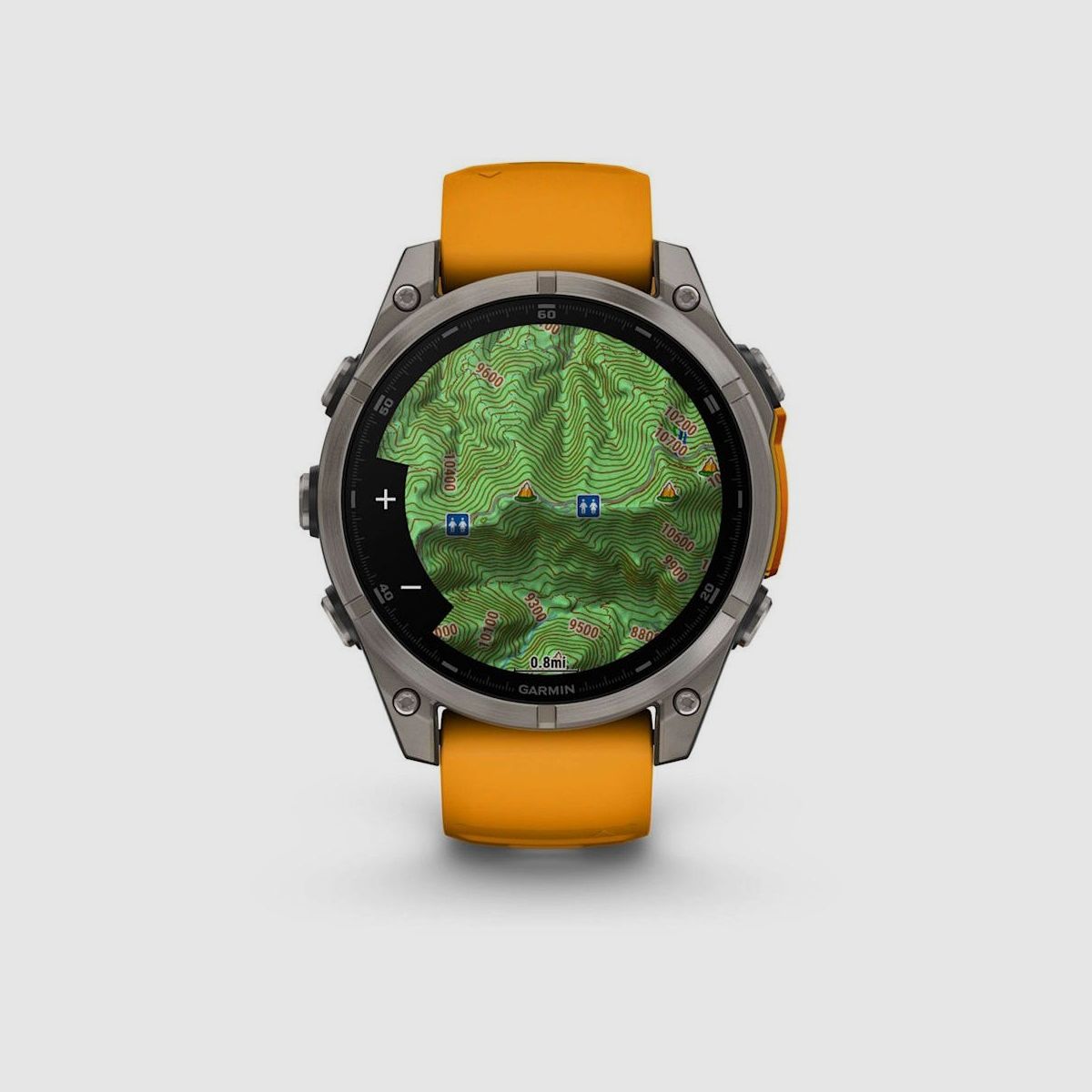 GARMIN UHR FENIX 8 47MM AMOLED SAPPHIRE SPARK ORANGE, Bild 2 von 13
