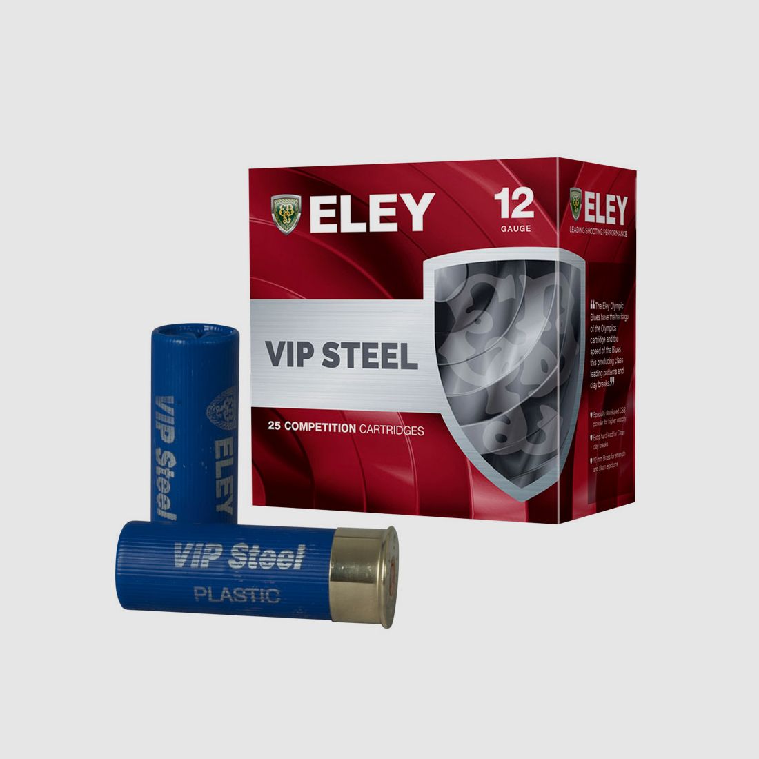 Eley VIP Steel Skeet .12/70 24g #9 (2mm) 25 Patronen