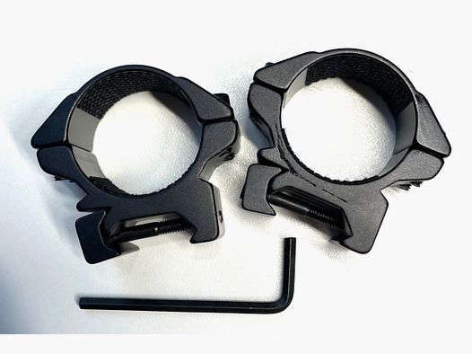 Aussteller HAWKE 22115 30 mm Ringmontage Niedrig für Weaver Schiene Zielfernrohr-Halterung V411