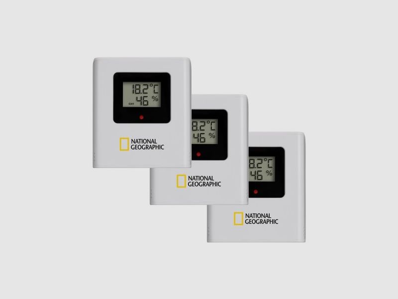 Stazione meteorologica NATIONAL GEOGRAPHIC VA con LCD a colori include 3 sensori, immagine 13 di 19