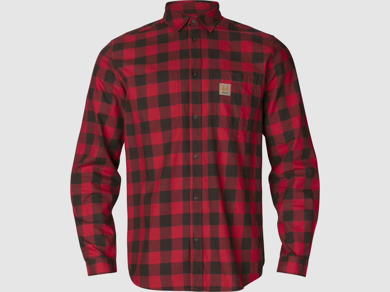 Härkila Herrenhemd Scandinavian, Farbe Red Check 2XL