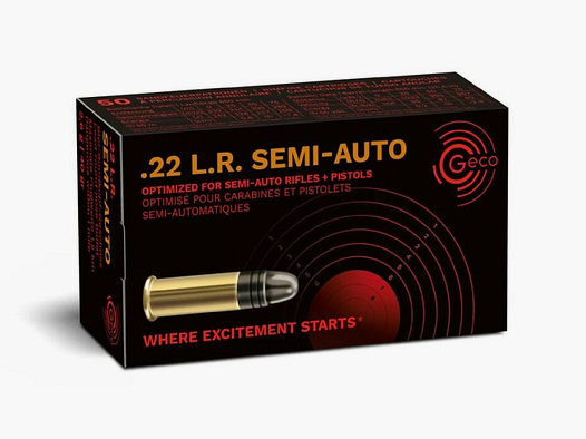 GECO .22 lfB Semi-Auto - 50 Patronen
