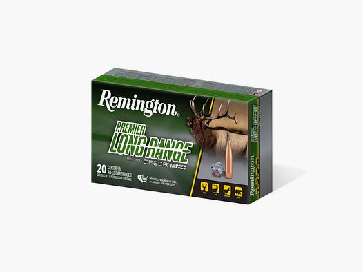 MUNITION – REMINGTON – PREMIER LONG RANGE 7MM REM MAG, 175 Grain, Speer Impact, 2870 fps