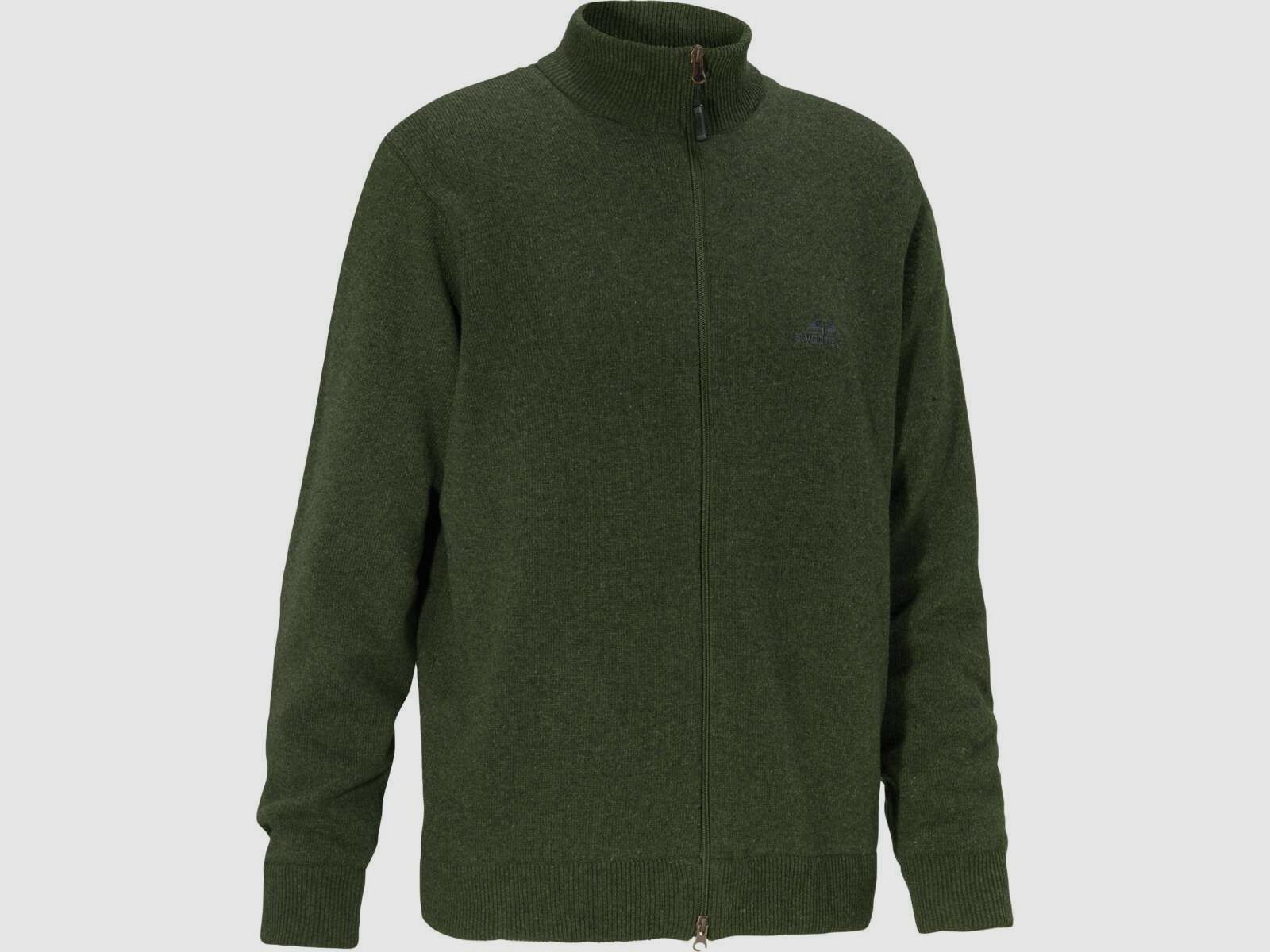 Swedteam Brad Klassischer Pullover mit durchgehendem Reißverschluss in Loden Grün 3XL