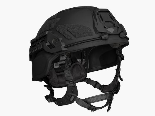 Casco balístico Schuberth M100 Full Cut - RAL 9021 (Negro azabache)
