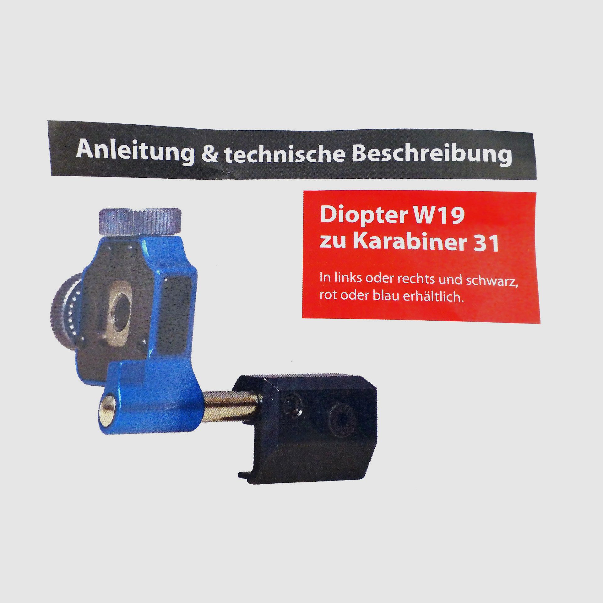 Diottro K31/Mq31 WYSS WAFFEN W19, immagine 3 di 3