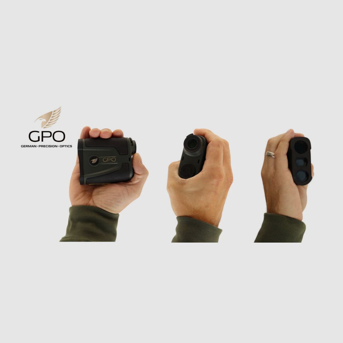 G P O	 Laser Entfernungsmesser / Rangefinder / Rangetracker 1800 grün